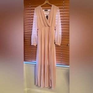 LULUS Maxi long sleeve dress
